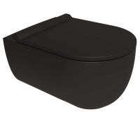 Унитаз подвесной Bien Vokha MDKA052N1VP1B7000 безободковый, с функцией биде, черный матовый
