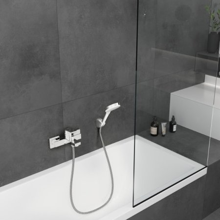 Смеситель для ванны Hansgrohe Vernis Shape 71450000 Хром 
