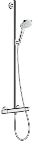 Смеситель для душа Hansgrohe Croma Select E 27248400 с термостатом Хром Белый 