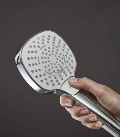 Смеситель для душа Hansgrohe Croma Select E 27248400 с термостатом Хром Белый 