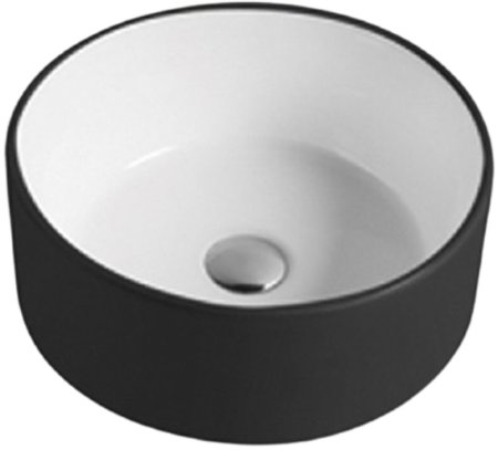 Раковина-чаша Comforty 40.5 7078ABW 00004139799 Черная Белая 