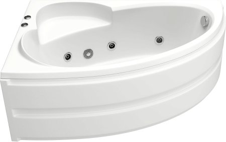 Акриловая ванна Bas Сагра 160x100 см L с гидромассажем 