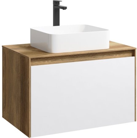 Корпус тумбы под раковину Aqwella 5 Stars Mobi 80 MOB0108DB подвесной Дуб балтийский 