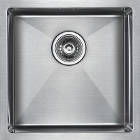 Мойка кухонная Paulmark Aller PM904444-BS брашированная нержавеющая сталь