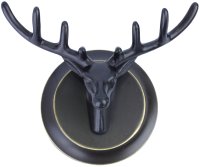 Двойной крючок Bronze de Luxe Royal 81152B Олень Черный