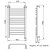 Полотенцесушитель электрический Ника Trapezium ЛТ (г2) 100х40 правый тэн 