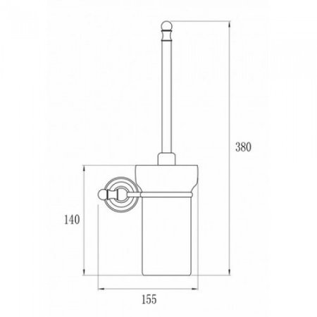 Ершик GANZER GZ31090D BRONZE 