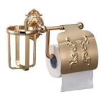 Бумагодержатель + освежитель HAYTA 13903-3В Золото