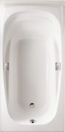 Чугунная ванна 180x90 Jacob Delafon Super-Repos E2902 , отверстия под ручки 