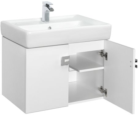 Тумба под раковину Aquaton Оптима 67 1A124101OP010 подвесная Белая 