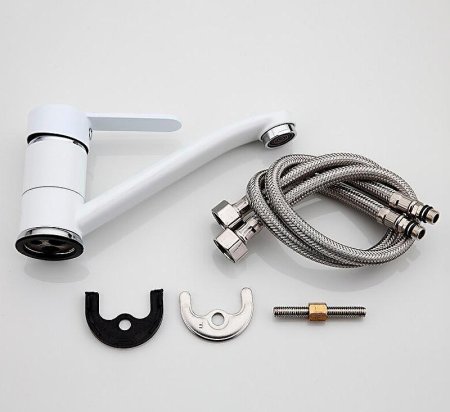 Смеситель для кухни Frap H41 F4541 Белый Хром 