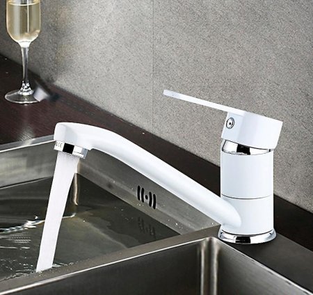 Смеситель для кухни Frap H41 F4541 Белый Хром 