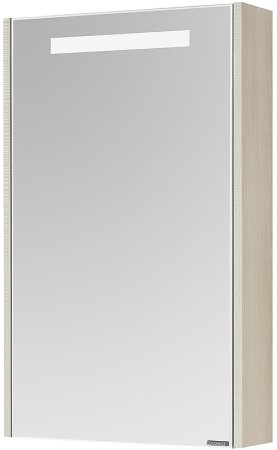 Зеркальный шкаф Aquaton Верди PRO 50 1A195802VDAV0 с подсветкой Белый Ясень фабрик 
