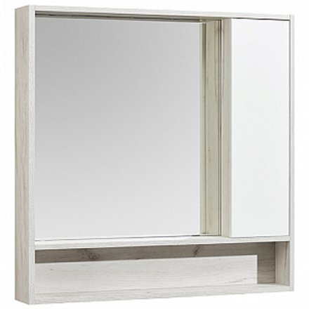 Зеркало со шкафом Aquaton Флай 100 1A237802FAX10 Белый Дуб крафт 