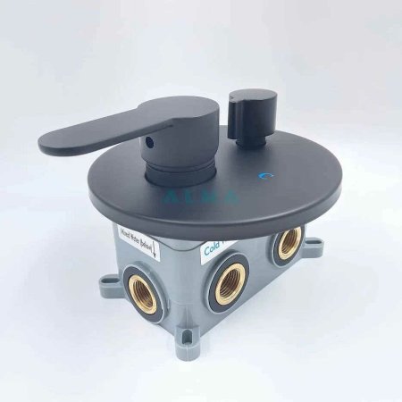 Душевая система ALMAes Ruver TVZ-8830 Черная матовая 