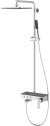 Душевая система Teska Niagara NG3501S с термостатом Хром Черное стекло 