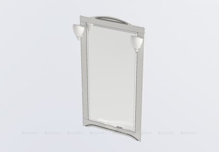 Зеркало Aquanet Луис 70 темный орех 