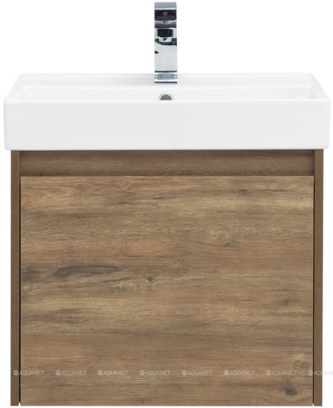 Тумба с раковиной Aquanet Nova Lite 60 дуб рустикальный (1 ящик) 