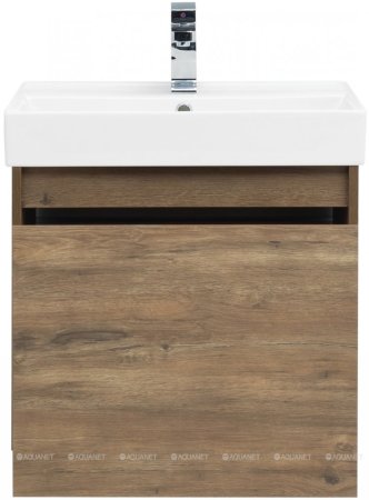 Тумба с раковиной Aquanet Nova Lite 60 дуб рустикальный (1 ящик) 