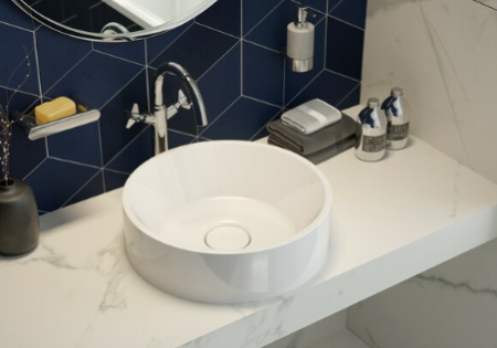 Смеситель для раковины высокий Deante TEMISTO BQT_025D хром 