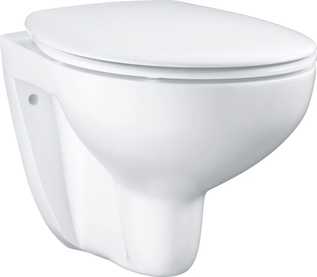 Унитаз подвесной Grohe Bau Ceramic 39351000 безободковый, альпин-белый 