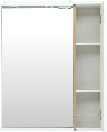 Зеркало-шкаф Aquanet Гретта 70 светлый дуб 