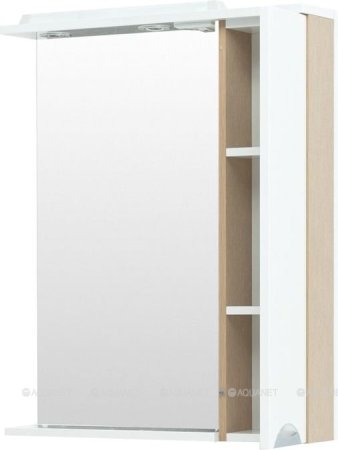Зеркало-шкаф Aquanet Гретта 70 светлый дуб 