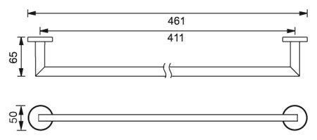 Полотенцедержатель Aquanet 3618 