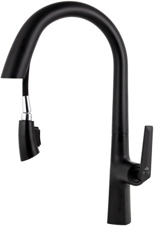 Смеситель для кухни Kaiser Strike 09066-2 Черный матовый 