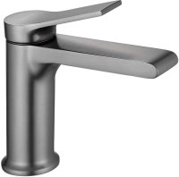 Смеситель для раковины Shevanik S8301T, оружейная сталь