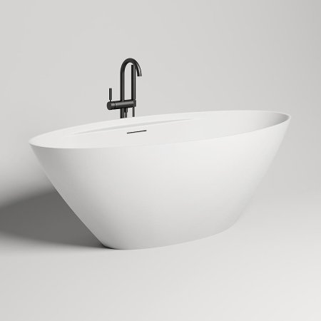 Ванна из искусственного камня Salini Diva 180х85 102221M Белая матовая 