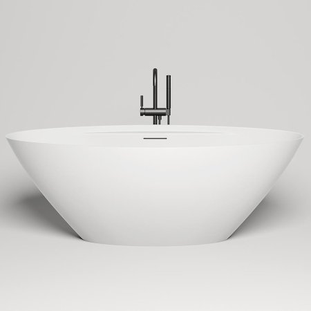 Ванна из искусственного камня Salini Diva 180х85 102221M Белая матовая 