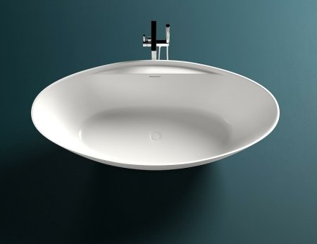 Ванна из искусственного камня Salini Diva 180х85 102221M Белая матовая 