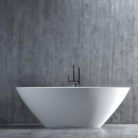 Ванна из искусственного камня Salini Diva 180х85 102221M Белая матовая 
