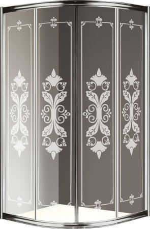 Душевой уголок Cezares Giubileo R2 90 scorrevole CP Cr 