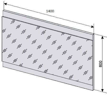 Зеркало Style Line Даллас 140 Люкс СС-00002356 Белое 
