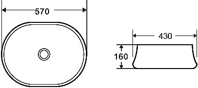Раковина Grossman GR-3024 