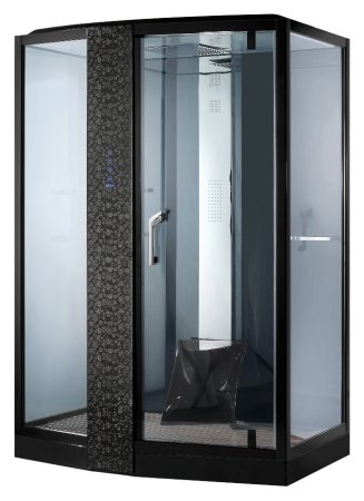 Душевая кабина Orans SR-89102LS черная, с баней 