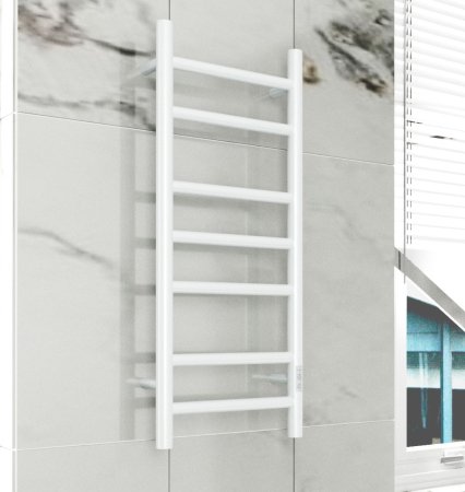 Полотенцесушитель электрический (лесенка) Bauedge Stil DB-0039, 30x80 см 