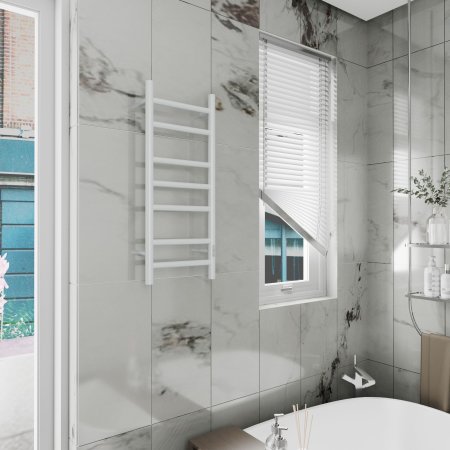 Полотенцесушитель электрический (лесенка) Bauedge Stil DB-0039, 30x80 см 