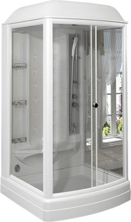 Душевая кабина Radomir Диана 1 стекло прозрачное 
