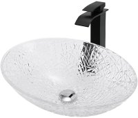 Раковина-чаша Abber Glas 50 AK2303 прозрачная