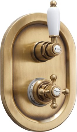 Термостат Cezares Elite ELITE-VDIM2-T-02-Bi для ванны с душем, бронза 