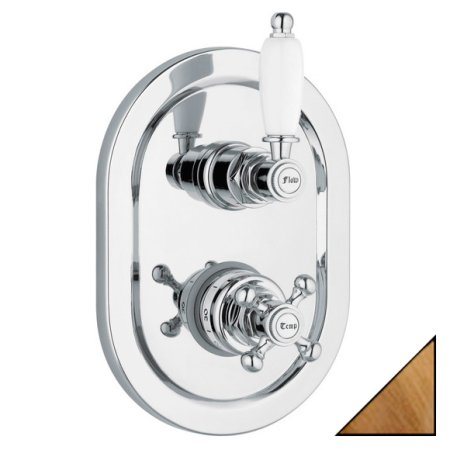 Термостат Cezares Elite ELITE-VDIM2-T-02-Bi для ванны с душем, бронза 