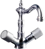 Смеситель для раковины Boheme Royal Cristal 272-Royal Хром