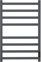 Полотенцесушитель электрический Point Меркурий PN83858GR П8 500x800, диммер справа, графит премиум