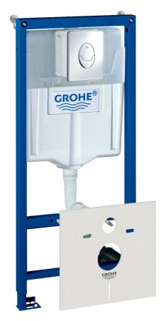 Инсталляция для унитаза Grohe Rapid SL 38750001 4 в 1 с кнопкой смыва 