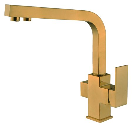 Смеситель для кухонной мойки Zorg Clean Water ZR 311 YF-PVD bronze 