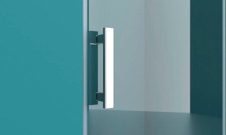 Душевая дверь BelBagno Kraft 90 KRAFT-B-12-60/30-C-Cr-R профиль Хром стекло прозрачное 