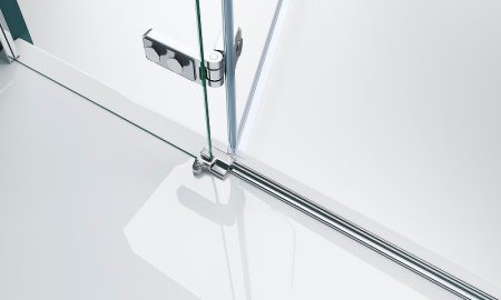 Душевая дверь BelBagno Kraft 90 KRAFT-B-12-60/30-C-Cr-R профиль Хром стекло прозрачное 